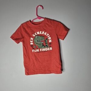 Garanimals Red Fun Finder Dinosaur Tee